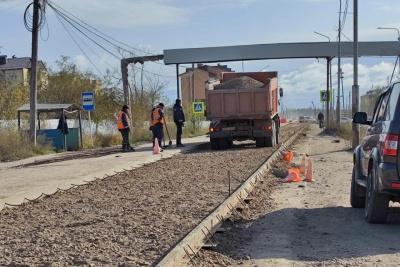 Более семи км дорог отремонтируют в центре Олёкминска / ЯСИА   