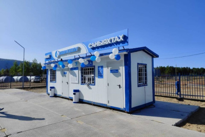 Заправку контейнерного типа открыли в труднодоступном селе Саныяхтах в Якутии / ЯСИА Саныяхтах Олекминский Республика Саха (Якутия)