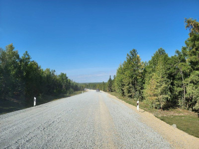 В Хангаласском районе Якутии открыли участок автодороги «Умнас» после ремонта / ЯСИА  Хангаласский Республика Саха (Якутия)