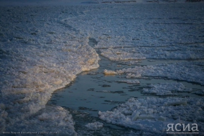 Шугоход наблюдается на реке Лене у Якутска / ЯСИА   