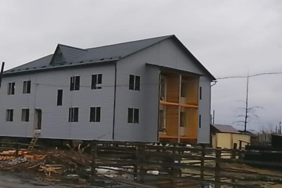 В верхневилюйском селе Быракан завершают строительство дома по программе переселения / ЯСИА   