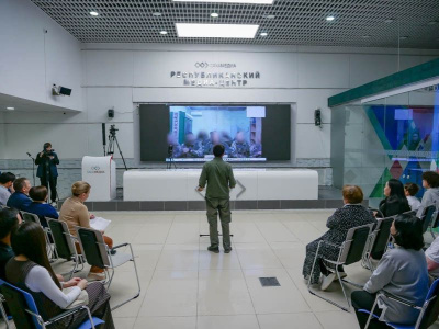 В Якутии родственники бойцов СВО встретились с военнослужащими по телемосту / ЯСИА   Республика Саха (Якутия)