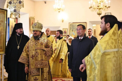 В Якутске состоялся праздничный молебен ко Дню города / ЯСИА Якутск Якутск Республика Саха (Якутия)