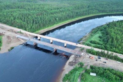 Мост через реку Нюю в Ленском районе планируют сдать в IV квартале 2023 года / ЯСИА   