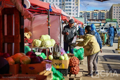 Фото: в Якутске начала работу выставка-ярмарка «Продовольствие-2023» / ЯСИА Якутск Якутск Республика Саха (Якутия)