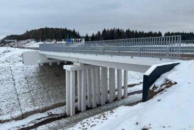 В Якутии завершили строительство моста через реку Дьороху / ЯСИА   