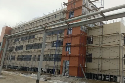 Строительная готовность поликлиники в Амге составила 75% / ЯСИА   