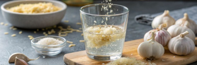 Чесночная вода: польза и вред для организма