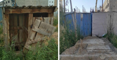 В Якутске снесли заброшенный уличный туалет после жалобы / ЯСИА Якутск Якутск Республика Саха (Якутия)