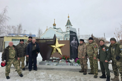 В Мохсоголлохе открыли стелу в честь ветеранов боевых действий / ЯСИА   