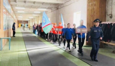 В Якутске проходят соревнования по пожарно-спасательному спорту / ЯСИА Якутск Якутск Республика Саха (Якутия)