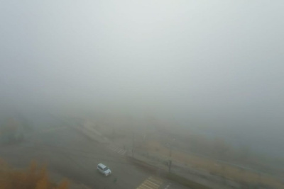 Из-за сильного тумана задержаны рейсы в аэропорту Якутска / Николай Борисов Якутск Якутск Республика Саха (Якутия)