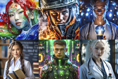 Нейросеть изобразила колледжи и техникумы Якутии в образе людей / ЯСИА   