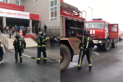 В Якутске из-за короткого замыкания эвакуировали учеников самой большой школы / Нарыйа Пахомова Якутск Якутск Республика Саха (Якутия)