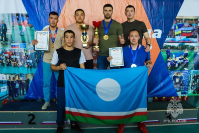 Якутяне стали призерами спартакиады среди сотрудников МЧС России / ЯСИА   