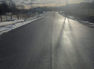 В селе Лекечен заасфальтировали улицу Центральная / ЯСИА   