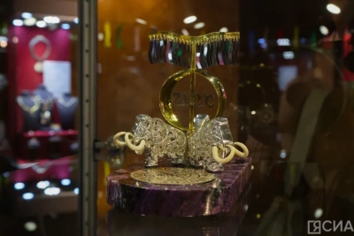 В Якутске представили серебряный макет арт-объекта «-71,2 °C» / Мария Горохова   