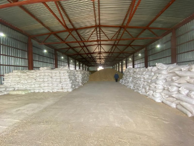 Зерносклад на 1000 тонн открыли в Амгинском районе / ЯСИА   