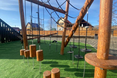 В селе Магарас Горного района открылся мини-парк / ЯСИА   