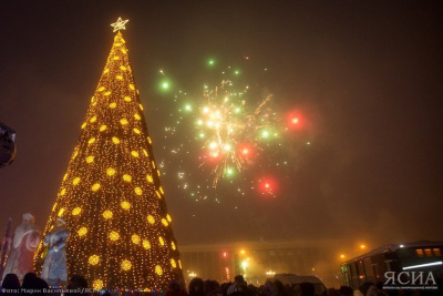 В Якутске выбирают место для установки главной ёлки республики / Анна Лебединская Якутск Якутск Республика Саха (Якутия)