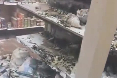 Дети в Покровске обокрали магазин и устроили там поджог / ЯСИА   