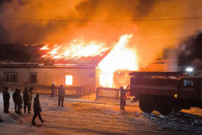 Пожар произошел в здании администрации села Соморсун в Якутии / ЯСИА   Республика Саха (Якутия)