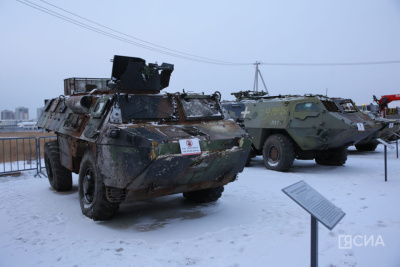 Трофейную технику и геройский танк «Алеша» выставили в Якутске / Нарыйа Пахомова Якутск Якутск Республика Саха (Якутия)