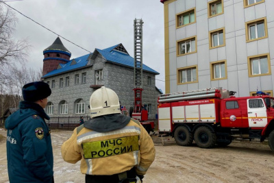 Условный пожар потушили в гостинице «Лена» в Ленске / ЯСИА   