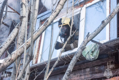 В Якутске жильцам сгоревшего дома предоставят временное жилье / ЯСИА   