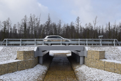 На трассе «Лена» в Якутии открыли два моста после ремонта / ЯСИА   Республика Саха (Якутия)