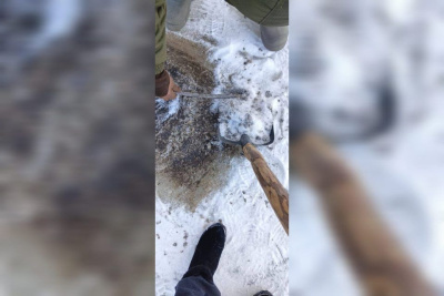 Разлив нефтепродуктов устранили в ручье в Томпонском районе / ЯСИА   