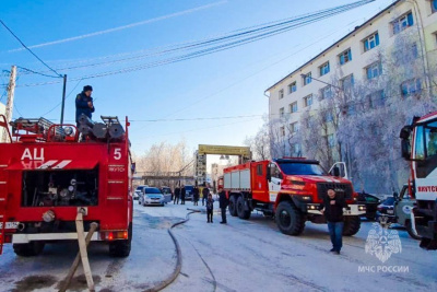 Прокуратура проведет проверку по факту пожара на проспекте Ленина в Якутске / ЯСИА Якутск Якутск Республика Саха (Якутия)