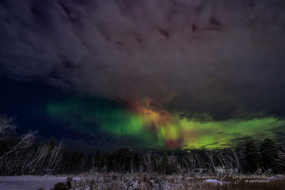 Фотофакт: полярное сияние засняли над Якутском / ЯСИА   