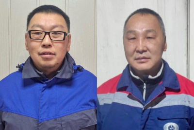 Работники Оленекского ЖКХ спасли провалившихся под лед людей / ЯСИА   