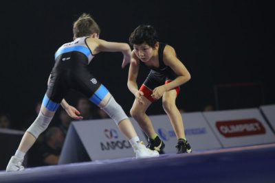 Юные борцы впервые выступили на турнире Дмитрия Коркина / Саина Титова   