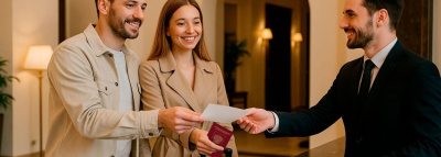 Заселение в отель по загранпаспорту или водительскому удостоверению