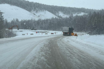 На автодороге «Умнас» в Якутии ведутся ремонтные работы / ЯСИА   Республика Саха (Якутия)