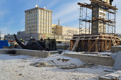 Памятник Ленину на центральной площади Якутска установят сегодня / ЯСИА Якутск Якутск Республика Саха (Якутия)