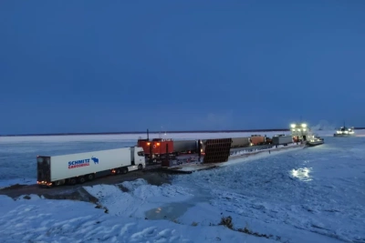 В Якутии завершились паромные перевозки через Лену / ЯСИА   