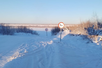 На автозимнике через реку Амгу увеличена грузоподъёмность до 5 тонн / ЯСИА   