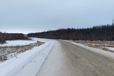 Десятикилометровый участок дороги Борогон – Танда отремонтировали в Якутии / ЯСИА   Республика Саха (Якутия)