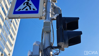 На проспекте Михаила Николаева в Якутске синхронизируют четыре светофора / ЯСИА Якутск Якутск Республика Саха (Якутия)