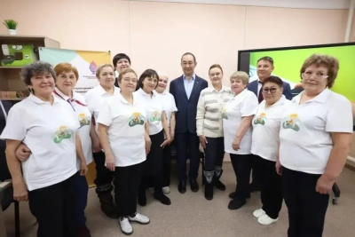 Глава Якутии высоко оценил проект активного долголетия в Алданском районе / ЯСИА   