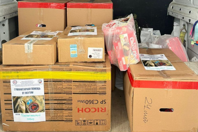 Военнослужащим в госпитале Вишневского передали гостинцы из Якутии / ЯСИА   