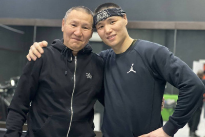 Петр Васильев готовится к турниру по профессиональному боксу «Вызов Севера» в Якутске / ЯСИА Якутск Якутск Республика Саха (Якутия)