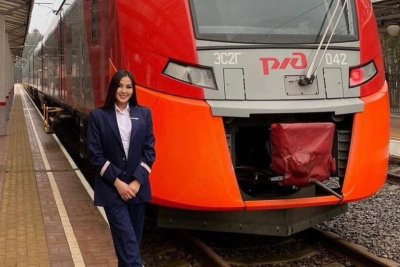 Пелагея Егорова стала первой якутянкой-машинистом поезда / Мария Архипова   