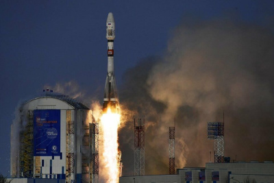 Ракету "Союз-2.1б" с военным спутником запуcтили с космодрома Плесецк / ЯСИА   