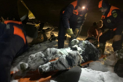 Спасатели эвакуировали двух мужчин, застрявших в ручье в Среднеколымском районе / ЯСИА   