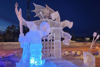 Подведены итоги конкурса ледовых скульптур на призы компании «Железные дороги Якутии» / ЯСИА   
