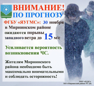 Западный ветер усилится /    